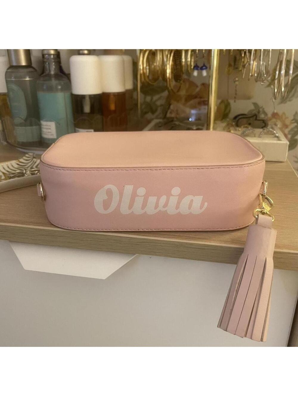Pop & Suki customized Pink crossbody camera bag